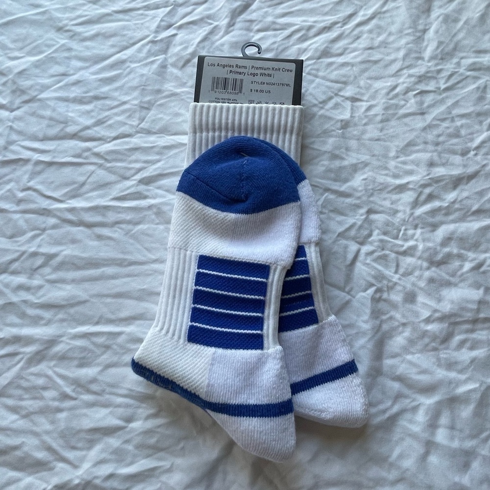 Strideline Los Angeles rams crew socks - Picture 3 of 4